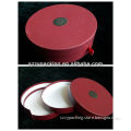 red color circular box with 2 tiers